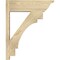 Ekena Millwork Merced Traditional Rough Sawn Outlooker, Douglas Fir, 8"W x 26"D x 32"H OUT08X26X32MRC01RDF - alternate 3